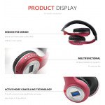 Wholesale LCD Display HD Wireless Bluetooth Stereo Headphone 471 (Brown)